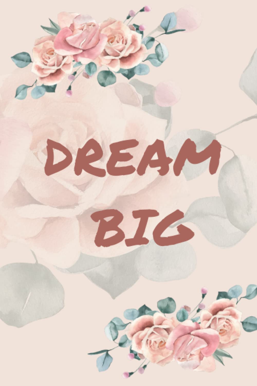 Carnet de notes Dream Big 120 pages lignées format A5 pour écriture - 2