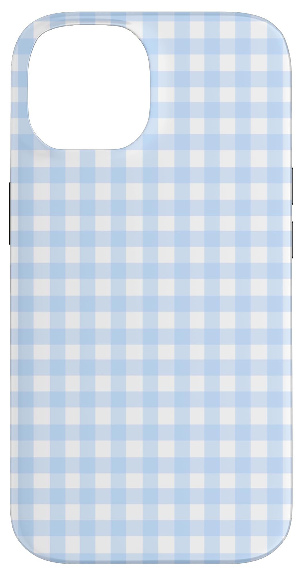 Light Blue Gingham,Squares,Checked,Plaid,Pattern Case for iPhone 14