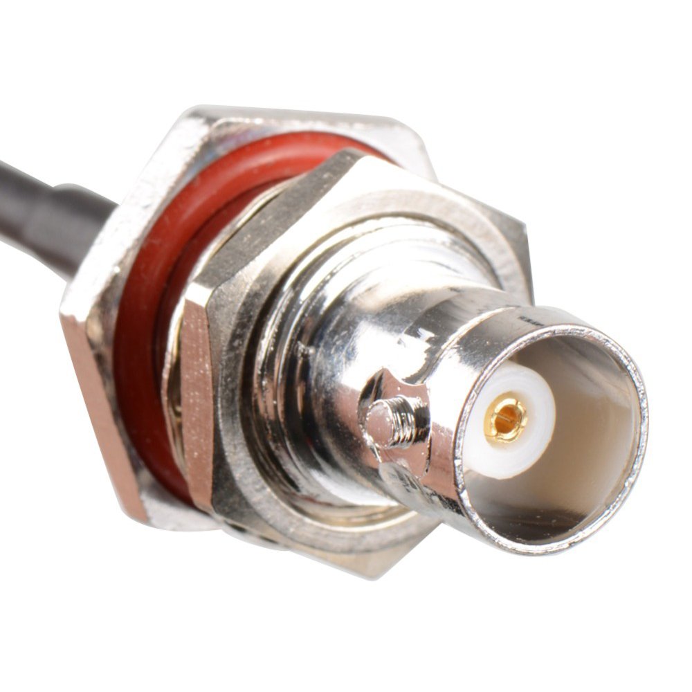 RG316 Coax Cable Mini Adapter, 0.5ft BNC Female to MCX Male Right Angle Connector Mini Adapter Assembly image 5