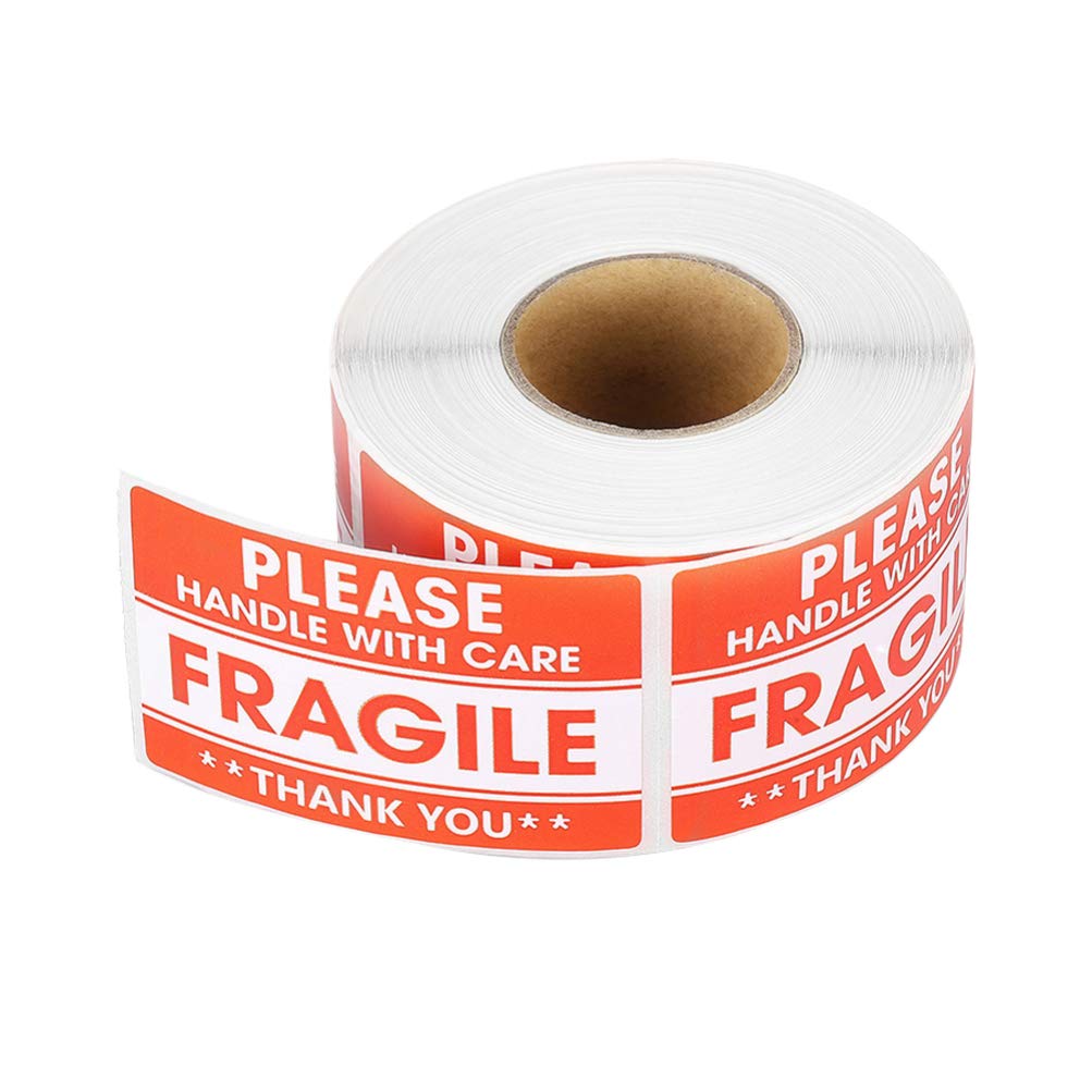 Autocollant D'avertissement Fragile 2 Rouleaux Adhésifs