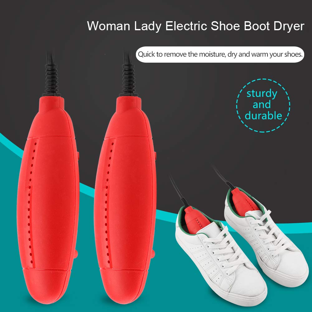 FTVOGUE Schuh Trockner, tragbarer Frauen-Dame Electric Shoe Dryer Stiefel W?rmer Werkzeug Deodorant Ger?t Fu? Schutz 220V EU Stecker