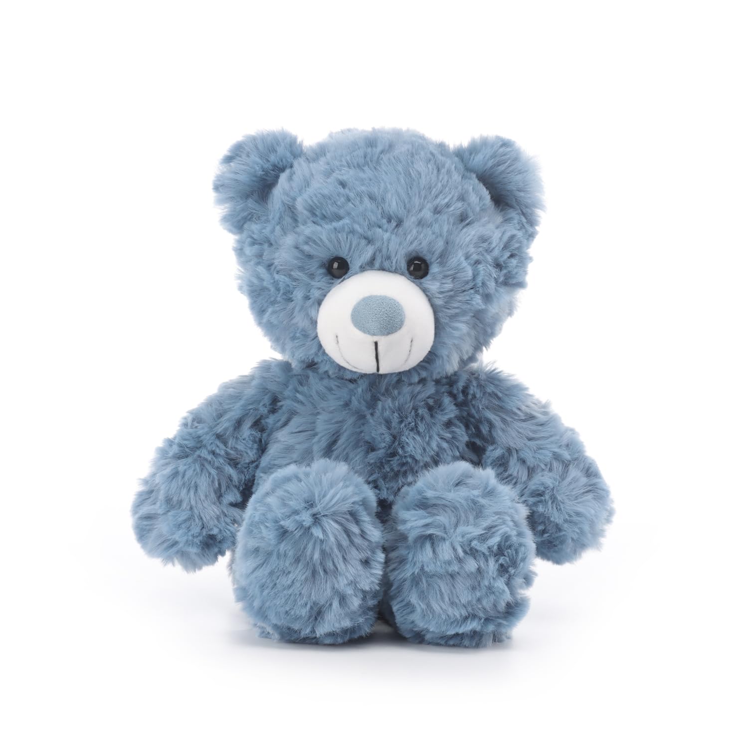 Apricot Lamb Navy Blue Flower Bear Plushies Stuffed Animals for Baby Girl and Boy, Soft Cute Plush Toys for Kids, 7.9 Inches โ image 1
