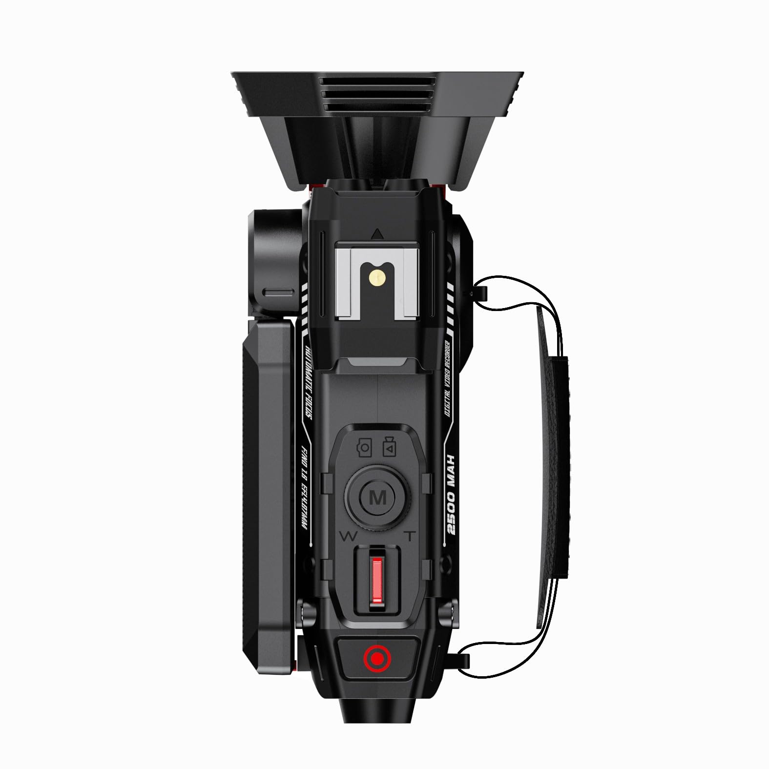 Videocamera 4K UHD WiFi, videocamera digitale da 53 MP con zoom 50X, visione notturna, schermo da 3,0 pollici, batteria 2500 mAh per vlogging