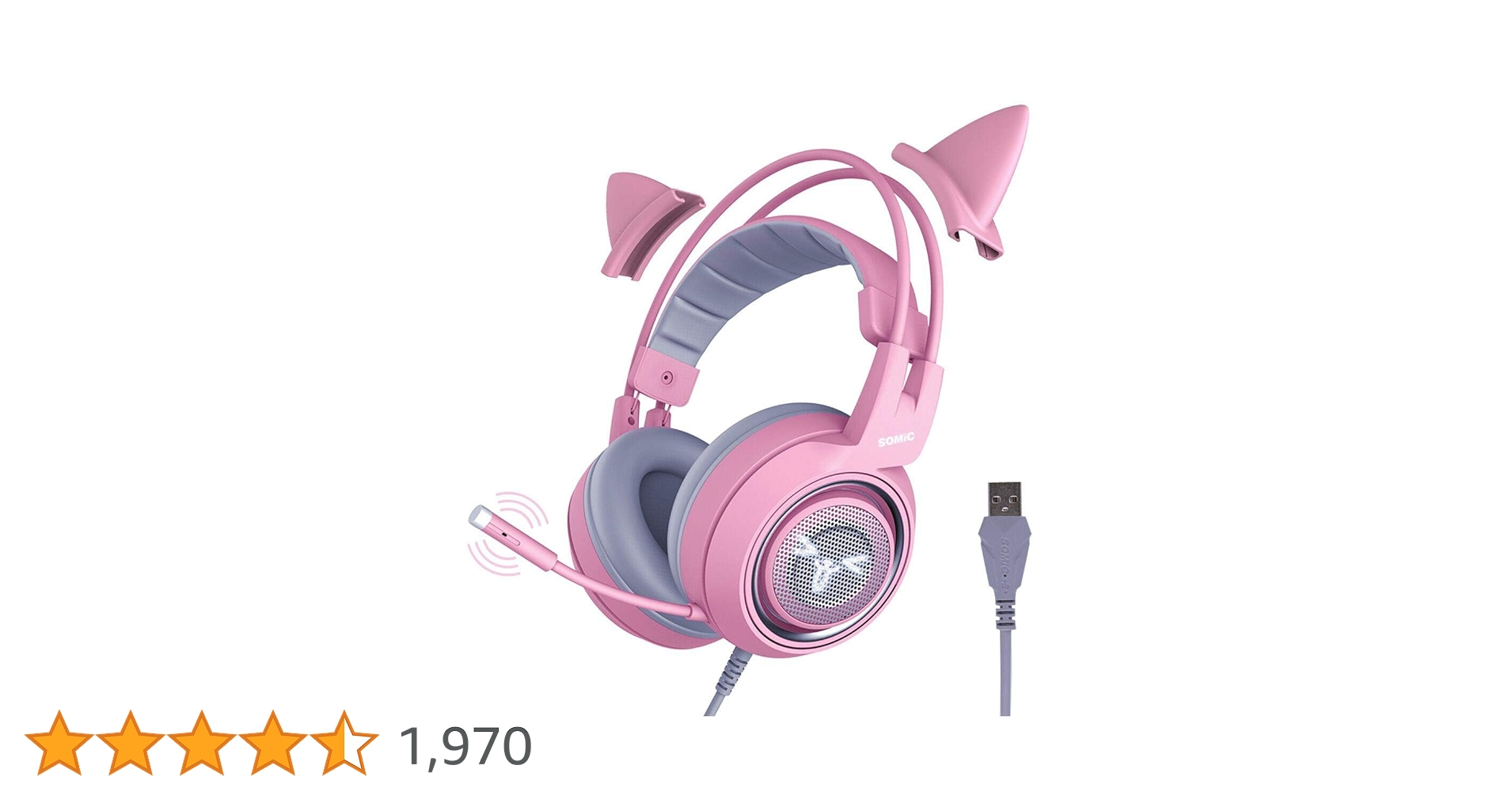 ピンクのSomic Stincoo G951ゲーミングヘッドセット 61raCI1TeLL.jpg_BO30,255,255,