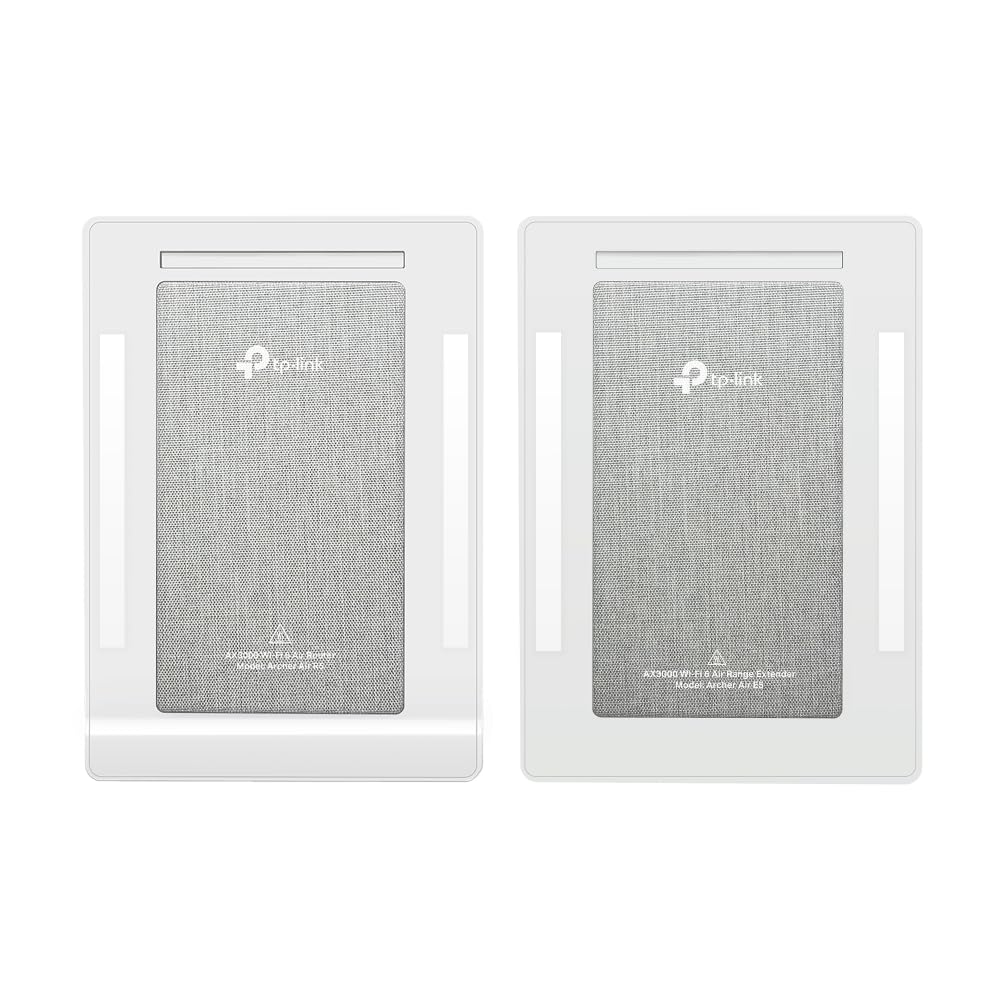 TP-Link Archer Air R5 - Set di router AX3000 Wi-Fi 6 Mesh da 8 mm, design ultra sottile, montaggio a parete, include 1 Archer Air R5 e 2 Archer Air E5 (ricondizionato)