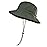 FEICUI Men Women Outdoor Bucket Hat Quick Dry Packable UV Protection Boonie Sun Hat (Dark Green)