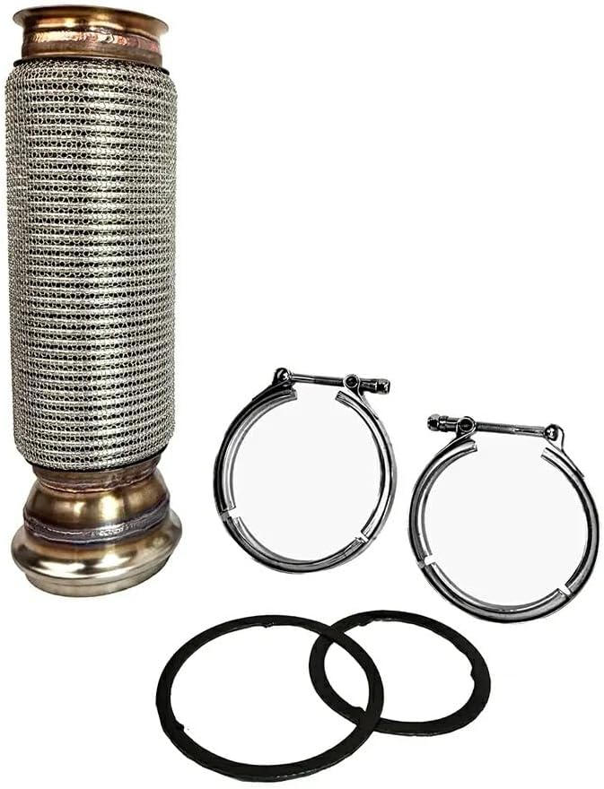 21533396 Exhaust Bellows Flex Pipe For Universal Heavy-Duty Truck Applications | Flexible Exhaust Section Replacement Part
