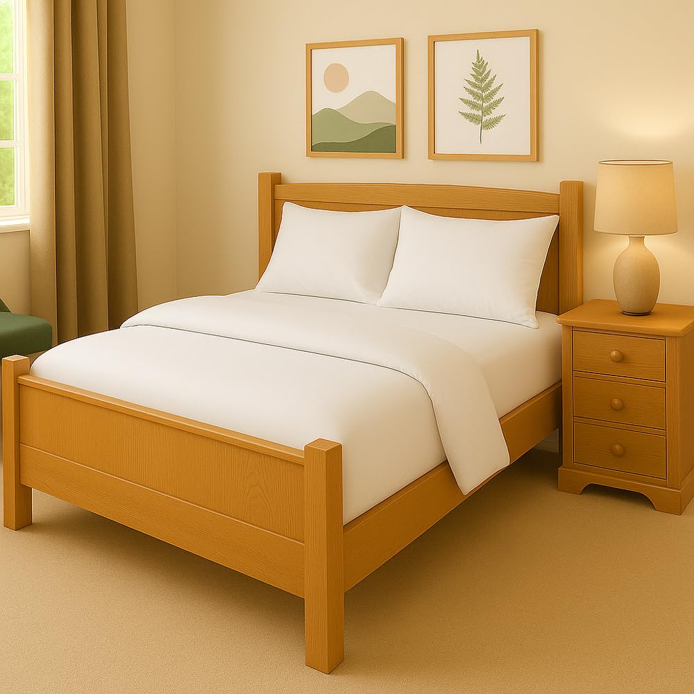 Comfortnights White Super Soft Waterproof Duvet - Double 200 X 200 Cms- 10.5 Tog