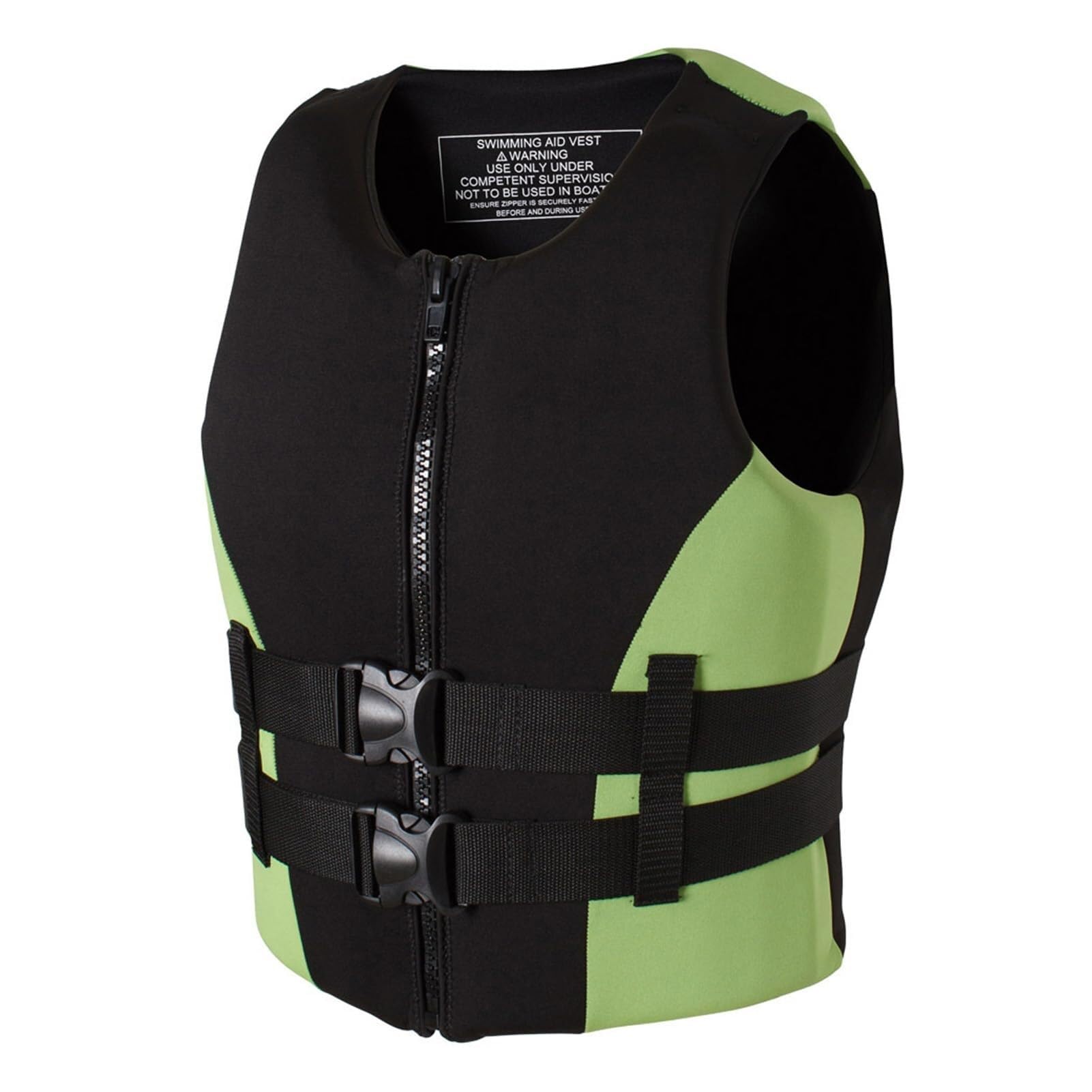 Chaleco Salvavidas for Deportes acuáticos, Chaqueta de natación de Alta flotabilidad, Equipo de Seguridad for jóvenes y Adultos, Ayuda de flotación for Kayak, navegación y Surf.(Green,M)