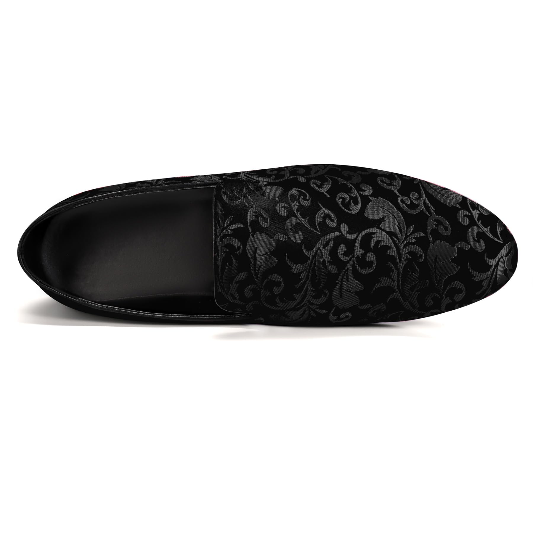 YFFUSHI Mocasines Hombre de Lujo Bordados Loafers Bajos Comfort Slip On Plano Zapatos para Boda Ceremonia