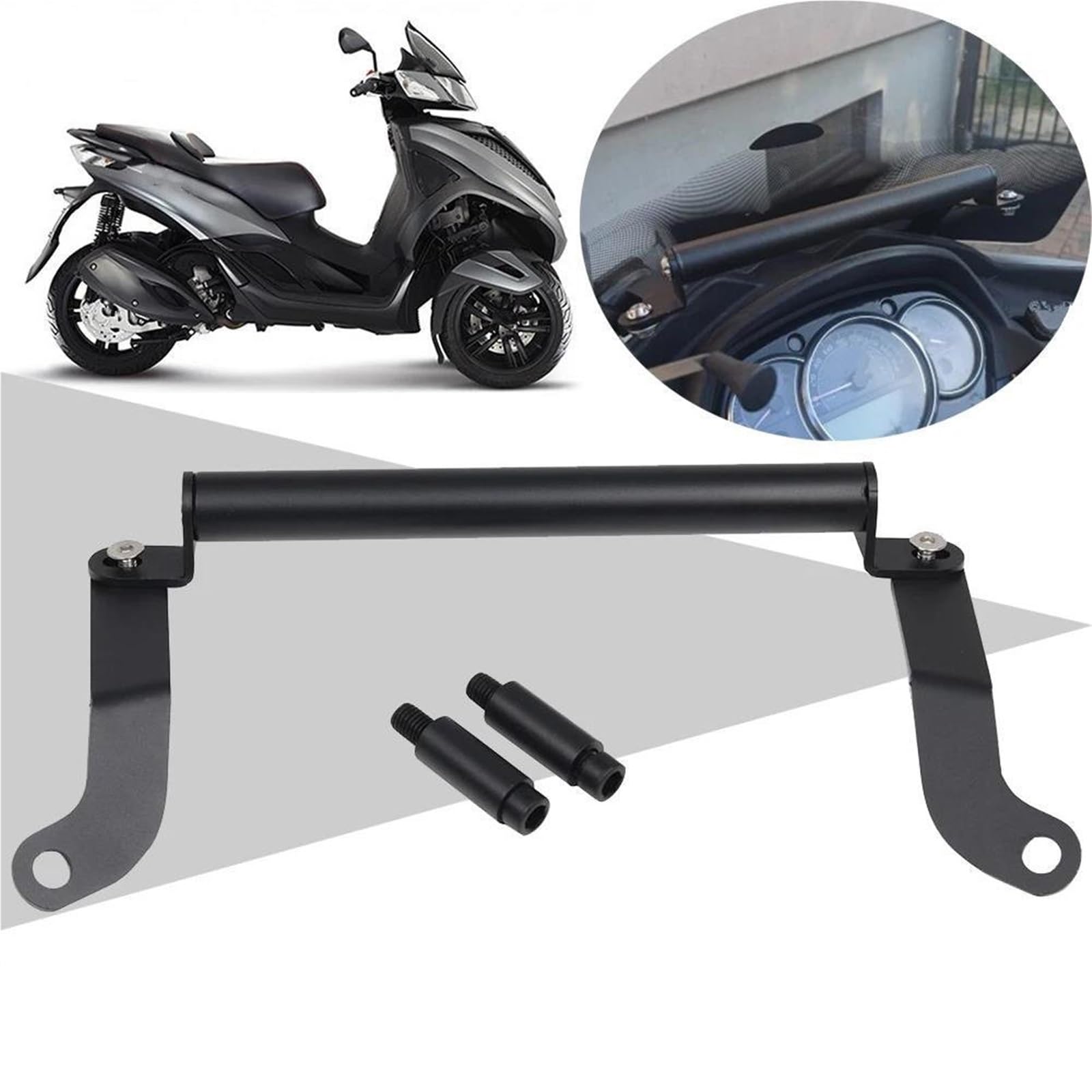 Motorfiets Telefoonhouder Voor PIAGGIO Voor MP3 300 Voor Yourban LT 300 LT300 Ie Scooter Accessoires Mobiele Telefoon Standhouder Ondersteuning GPS Navigatie Plaat Beugel Navigatie Beugel