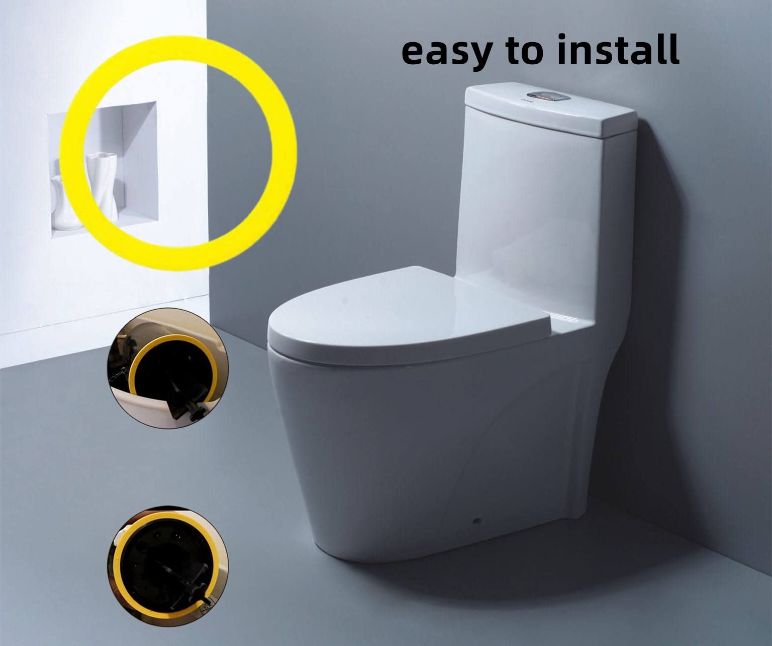 2 Stück WC-Spülventil-Dichtung Aus Silikon – Ersatz Für Kohler Toiletten, Maße 85x66x2,5 Mm