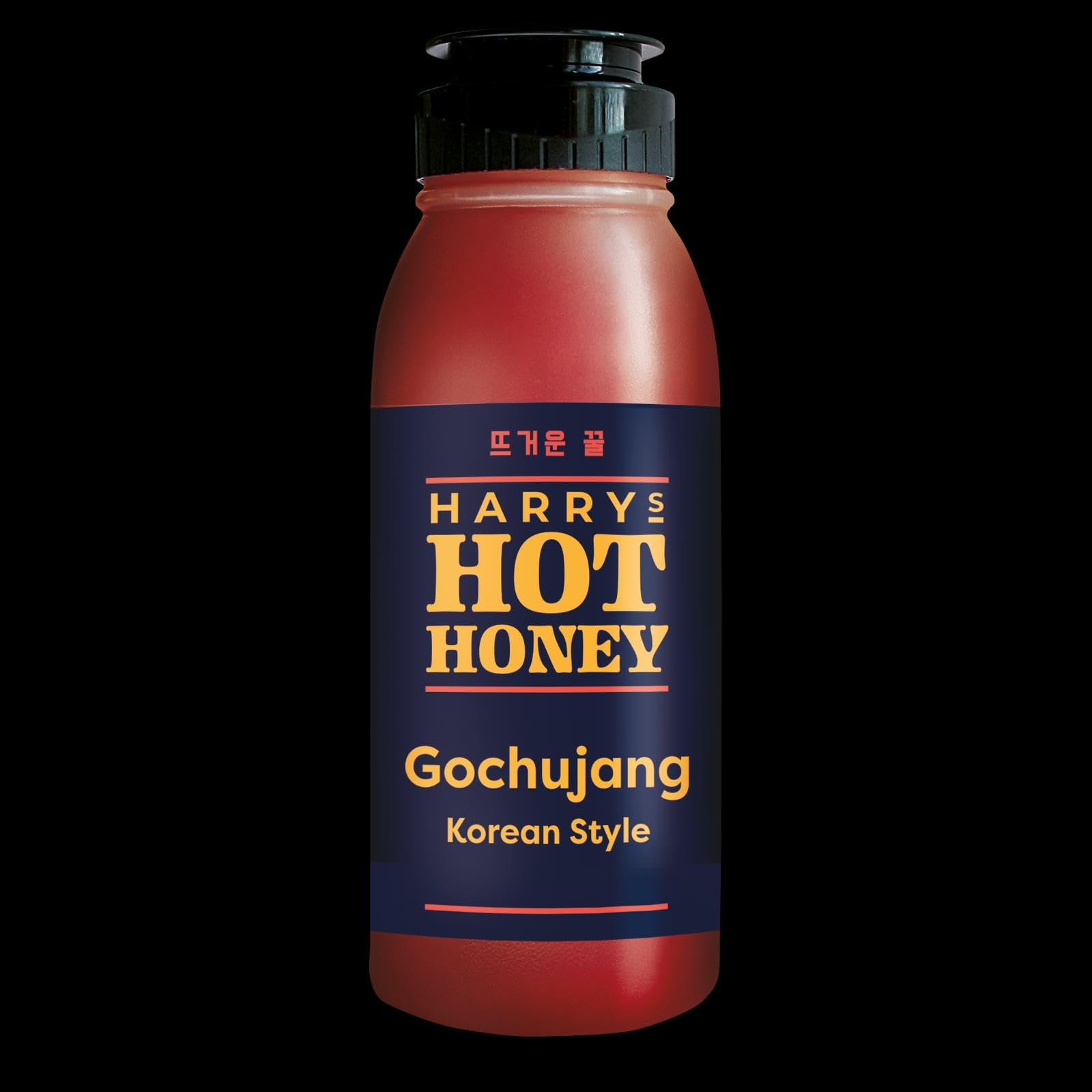 HARRYS HOT HONEY Gochujang Style - Hot Honey Sauce with Korean Pepper Paste - Drizzle over wood-fired pizza, flame-grilled chicken, rib-eye steak or stir-fry’s - 280g