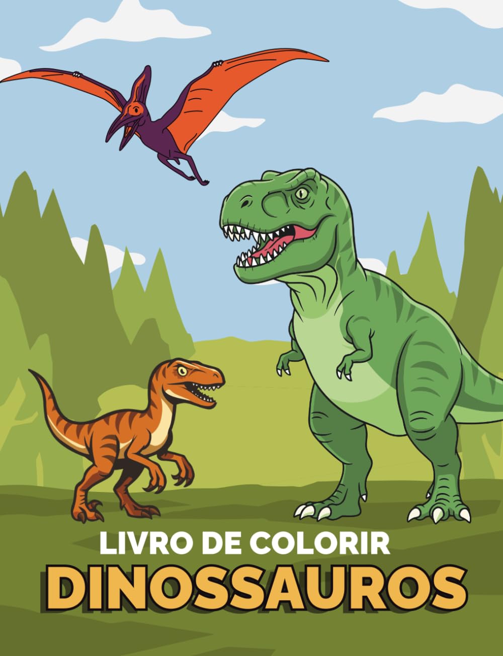 Livro para colorir - DINOSSAUROS