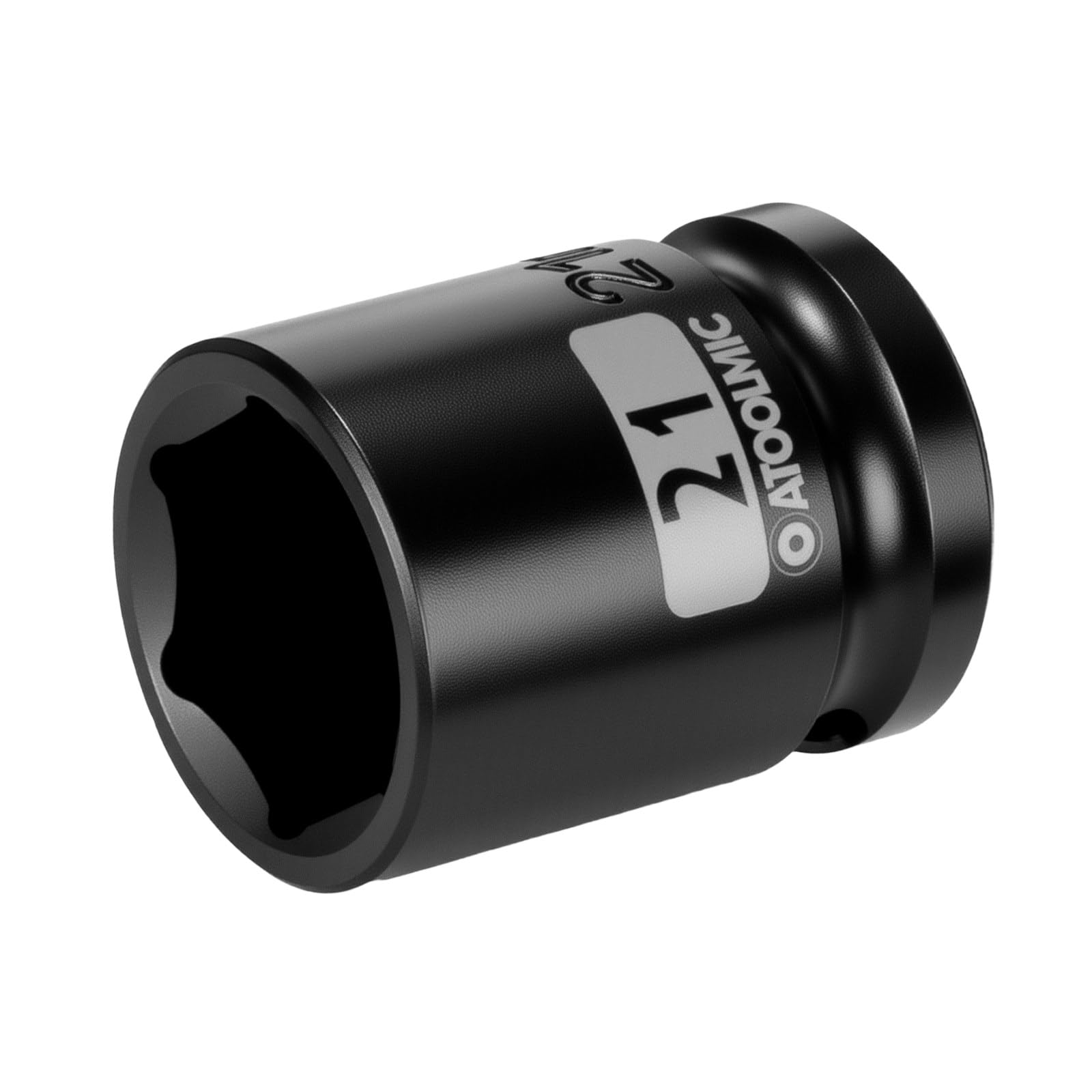 1/2 Inch Drive x 21mm Shallow 6PT CR-MO Impact Socket for Removing Axle nut