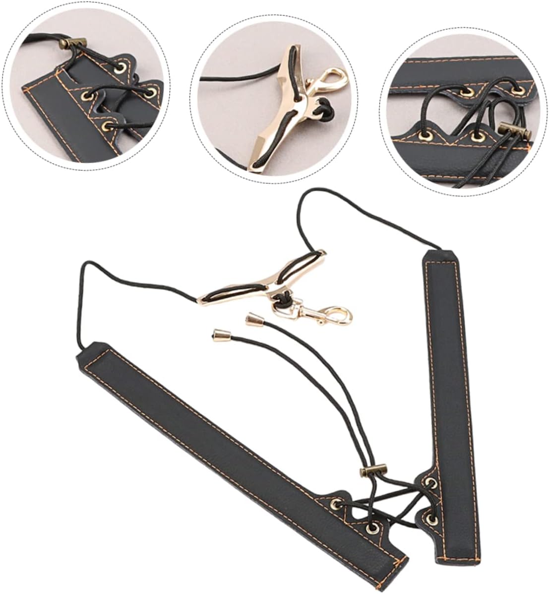 BESPORTBLE Adjustable Saxophone Strap with Padded Comfort Versatile Belt for Adults Durable Cloth Materials Convenient Installation for Music Lovers