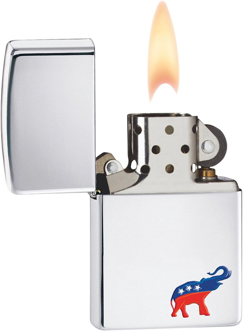 Zippo Republican Elephant Pocket Lighter