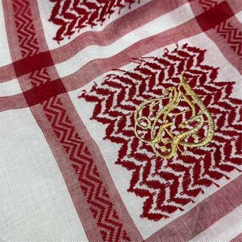 Bufanda Keffiyeh comoda de Oriente Medio para proteger del sol con tejido transpirable 5