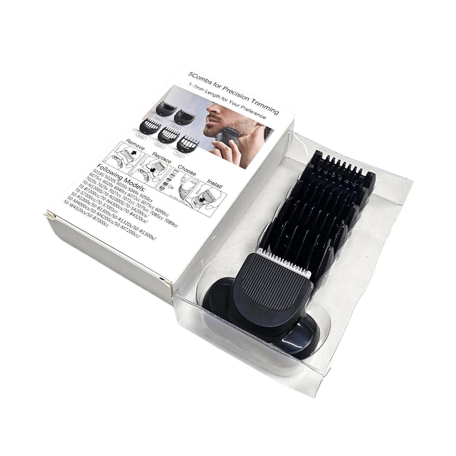 Regolabarba E Pettini, Compatibili Con Braun Serie 5, 6, 7