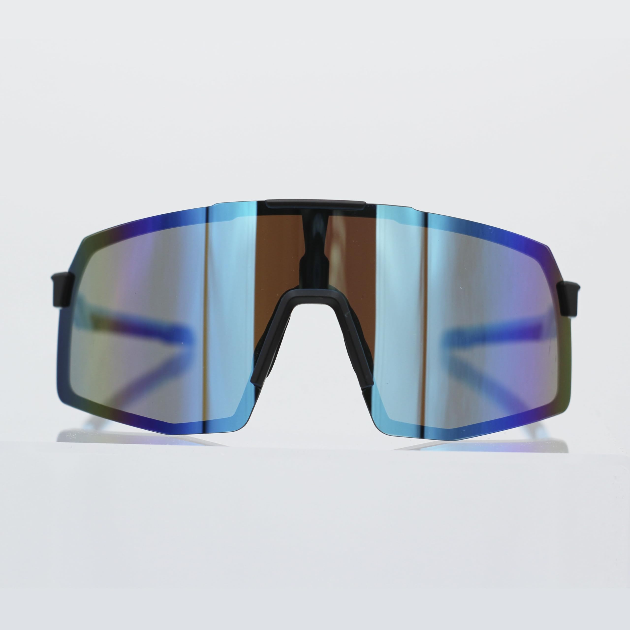 Surf Monkey Gafas de Sol Polarizadas con 3 Lentes Intercambiables | Gafas de ciclismo | Bici de Montaña | Ciclismo | Running | UV 400 Anti Viento - Hombre y Mujer