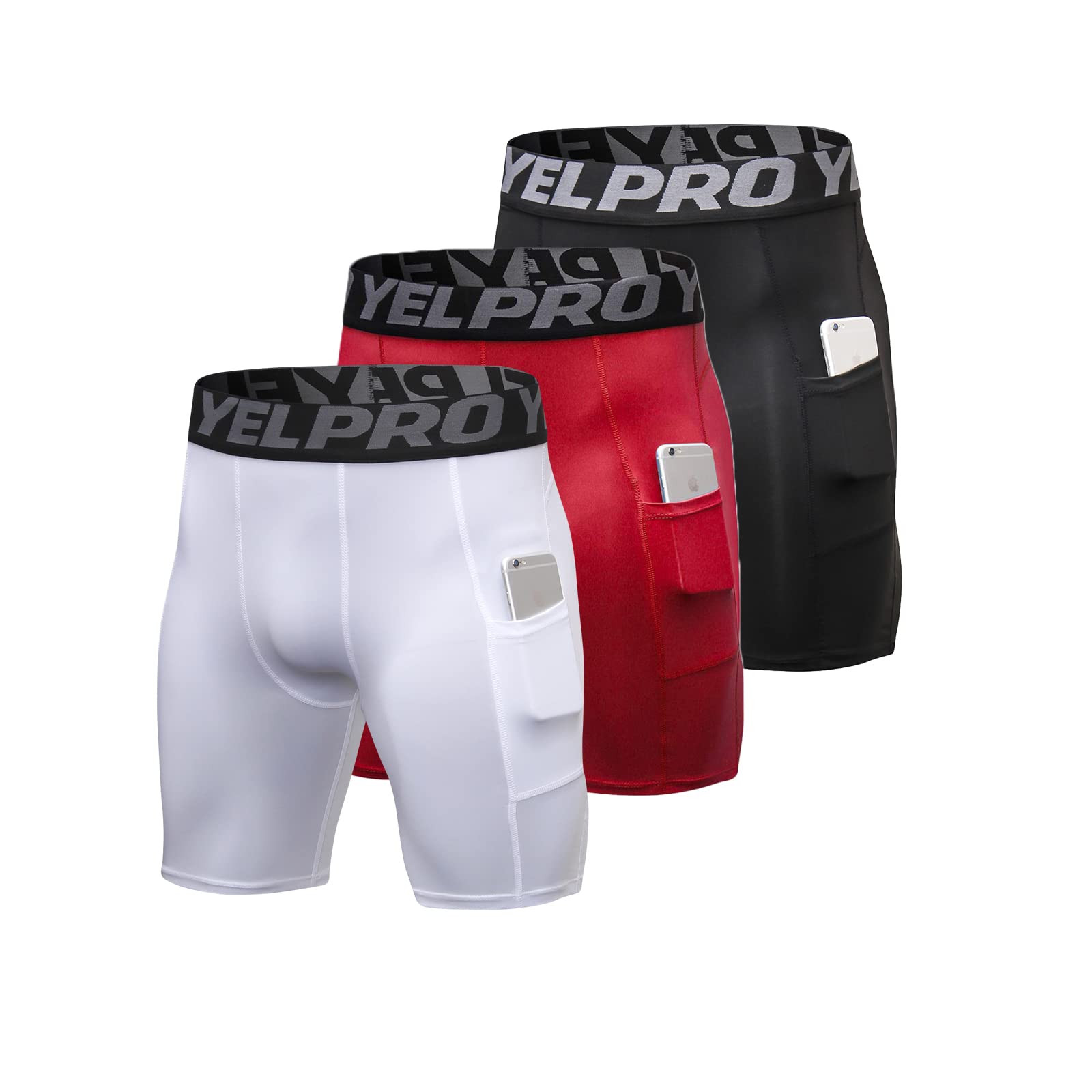 Buy Men's Compression Pants Athletic Workout Running Tights Base Layers