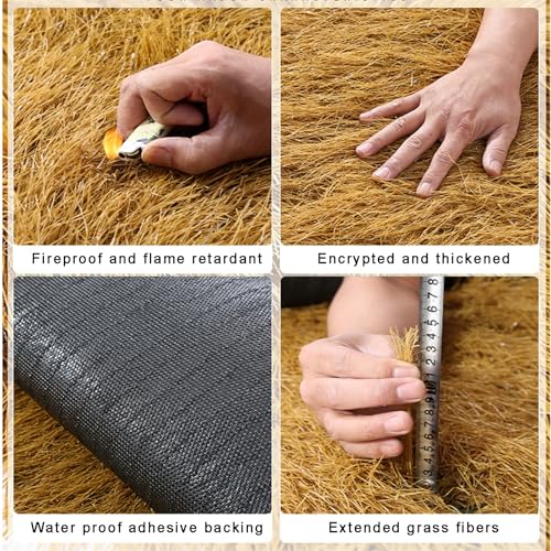 Paille artificielle imperméable et chaume pour toit extérieur