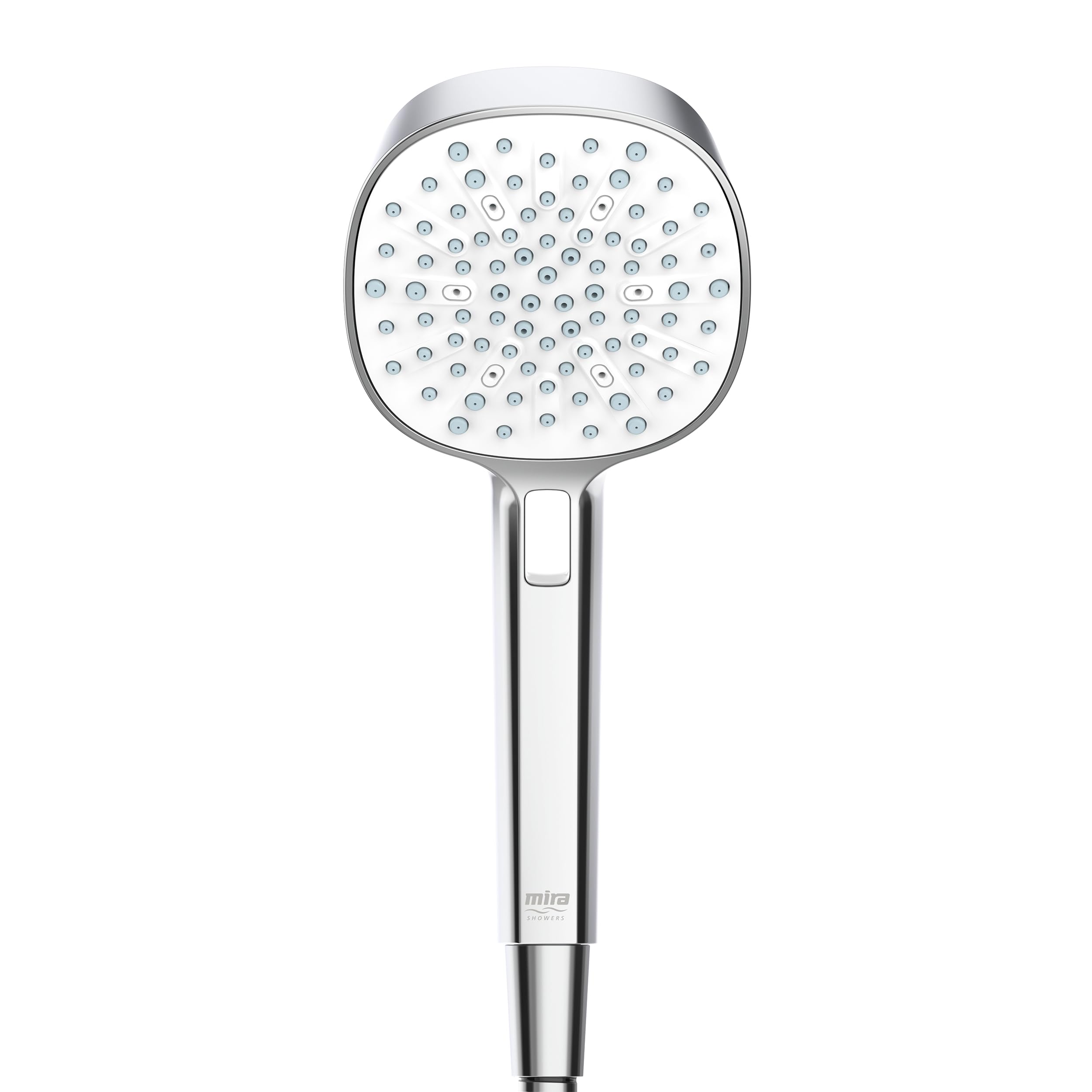 Mira Chrome Showers Crisp 4 Spray Stainless Steel Shower Head, 110Mm Handset 39169W-Cp