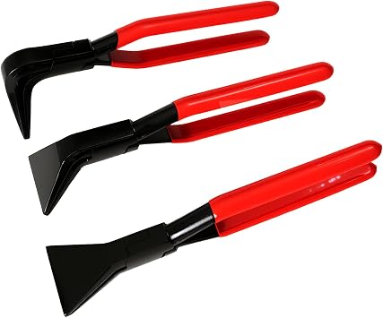 3-Piece Hand Seamers Sheet Metal Tools Straight, 45 & 90 Hand Sheet metal Bending Pliers Set