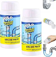 Limpador De Ralos Peachloft, Removedor Potente De Entupimentos Para Pias De Cozinha, Espuma Para Limpeza RáPida De Ralos De Banheiro, Agente De Dragagem Potente Para Canos De Esgoto (2 pcs)