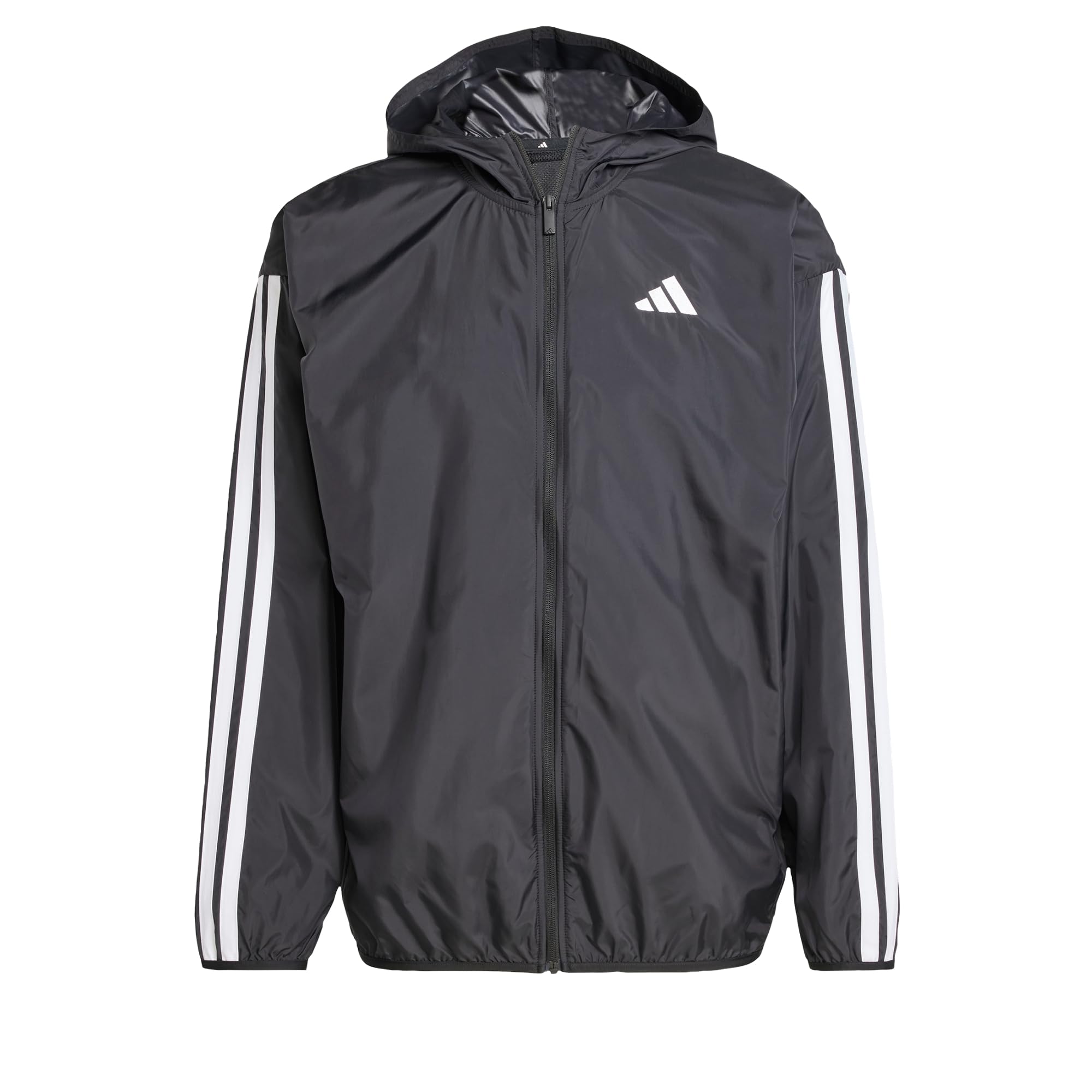 Adidas Men Essentials 3 Stripes Windbreaker Black