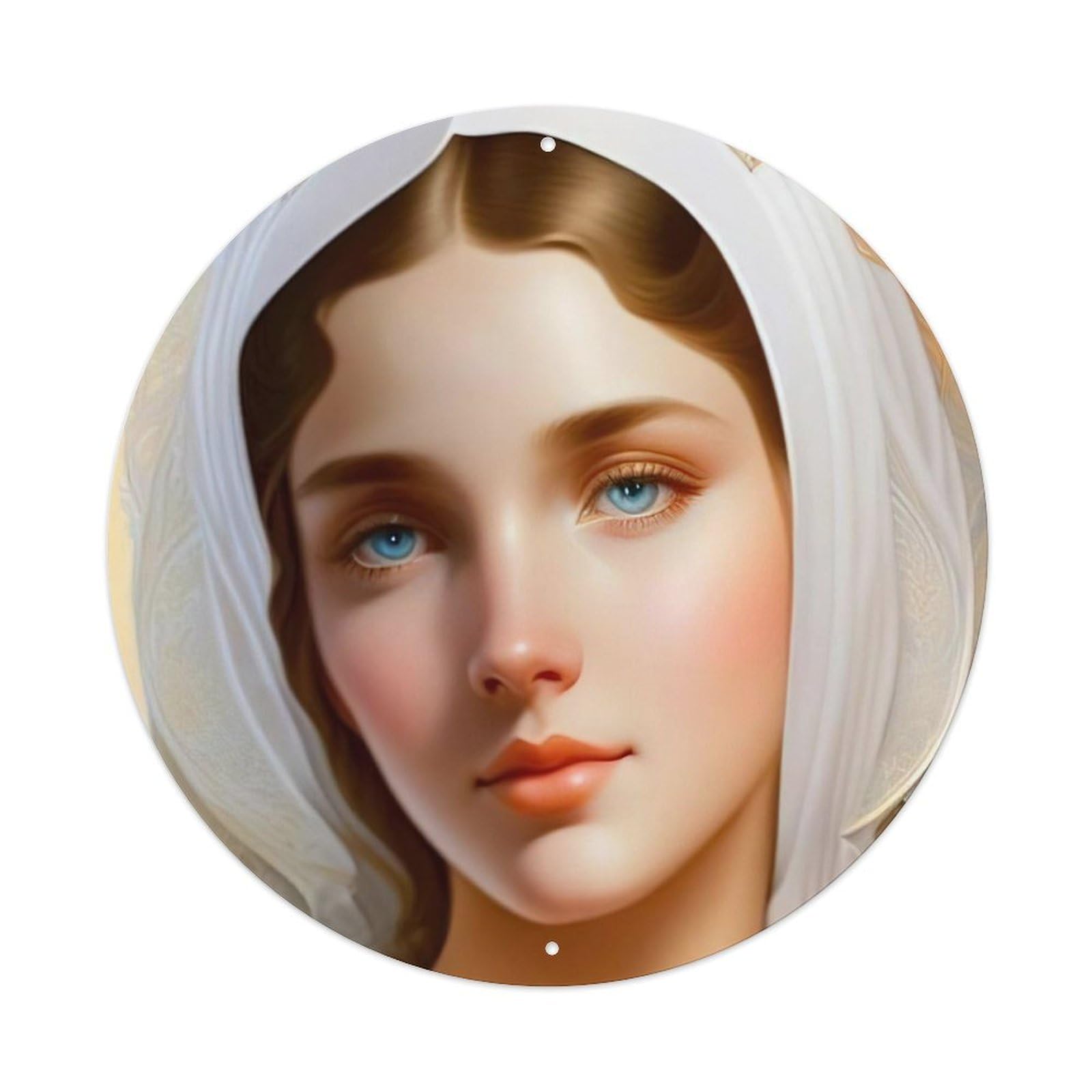 Religious The Great Virgin Mary Metal Tin Sign