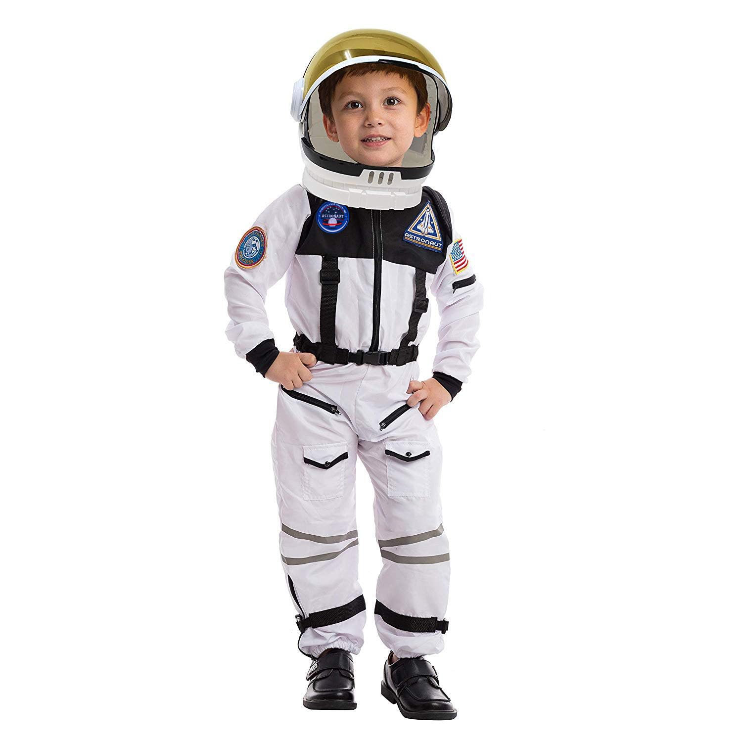 Spooktacular Creations Astronautenkostüm: Raumanzug mit beweglichem Astronautenhelm, perfekt für Kleinkinder, Mädchen, Junge Halloween, Cosplay, Mottoparty