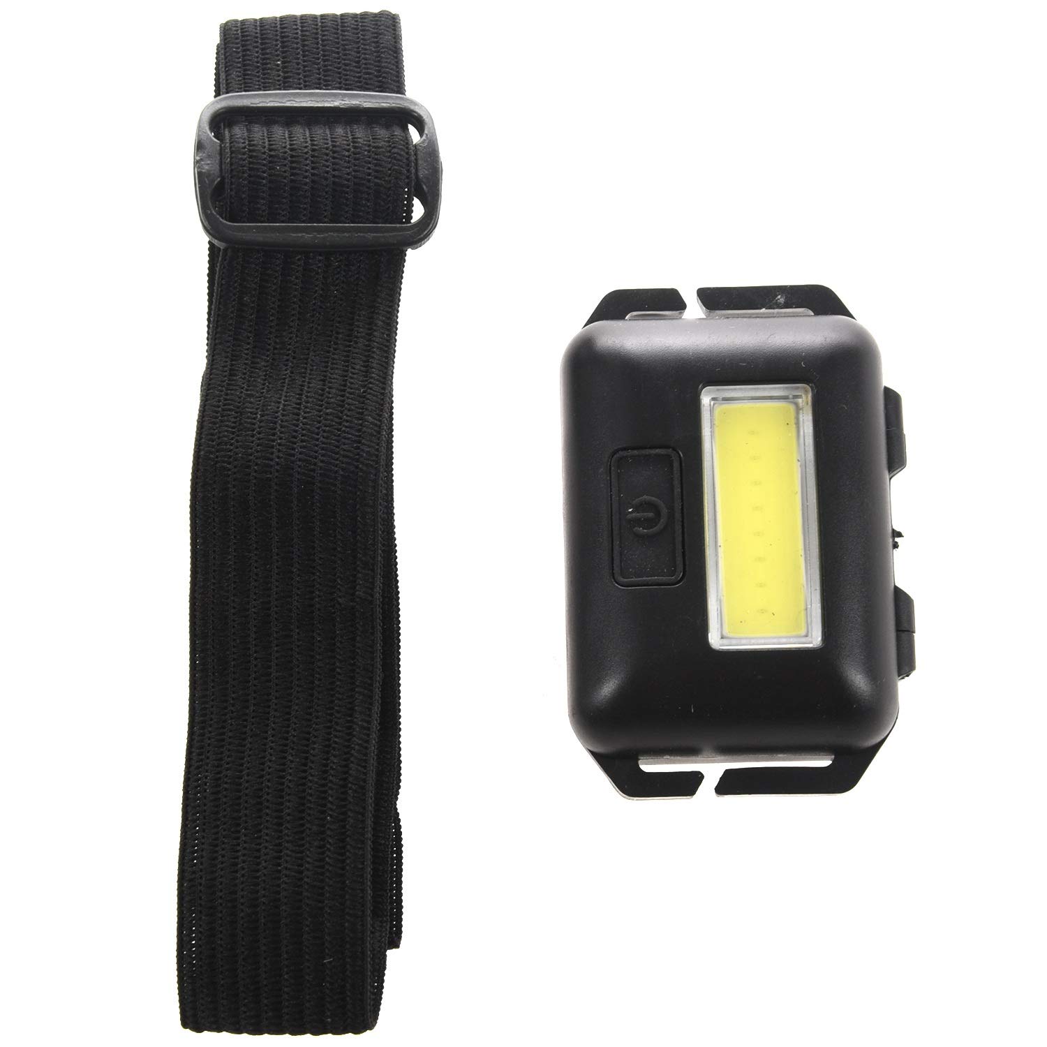 ZAYRAY Cob Led Mini Head Light lamp Headlight 3 Modes Rainproof Flashlight Head for Outdoor Camping Fishing Black