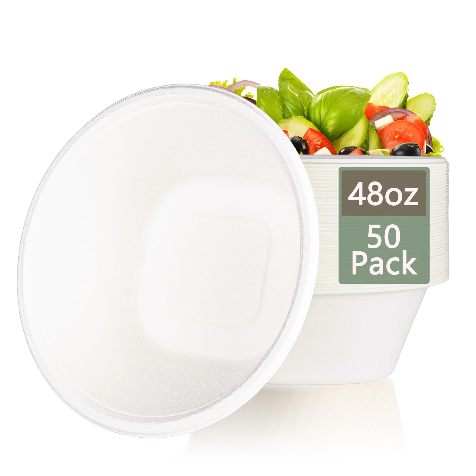 Heavy Duty Disposable Bowls - Sugarcane & Bamboo -11