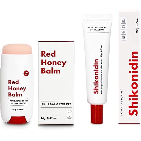 Amazon Com Jayu Pet Dual Derma Skin Care Bundle Red Honey Balm Shikonidin Cat Dog Paw Balm Paw Wax Paw Butter Paw Lotion Dog Cat Itch Relief Wound Care Topical