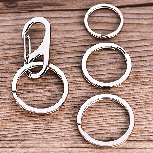 Jovitec 3 Sets Hundemarken-Clip Haltbare Hunde-ID-Marke mit Ringen für Hunde- und Katzenhalsbänder Geschirre
