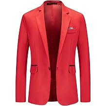 Mens Classic Suit Jacket Slim Fit 1 Button Blazer Casual Business Formal Sport Coat Pocket Dress Wedding Dinner Party