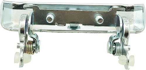 Miniatura 557 de TRQ Manija de puerta exterior delantera izquierda plateada para el lado del conductor compatible con Nissan 370Z 2009-2017