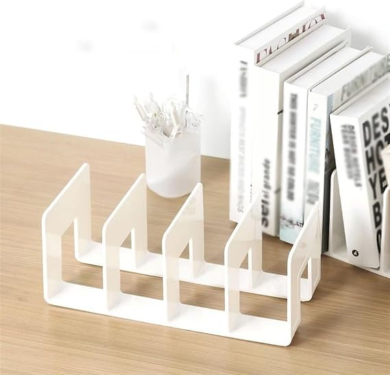 CD Record Storage Rack Simple Vinyl Record Storage Holder, Desktop Bookshelf Organizer, Colored Acrylic Record Display Rack, Creative Vinyl Record Display Rack Record Storage Holder ( Color : 005 )