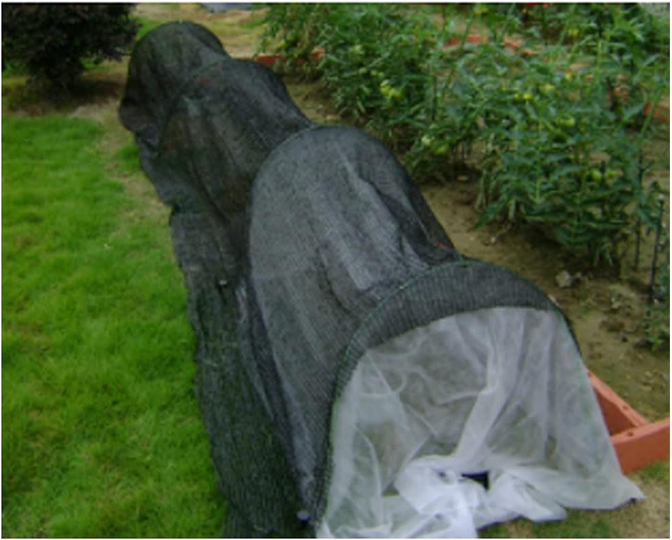 TopHomer 1Pcs Sunblock Shade Cloth 2 x 2 m Sun Mesh UV Resistant Net, Garden Shade Mesh Tarp for Plant Cover, Greenhouse, Barn or Kennel, Flowers, Plants