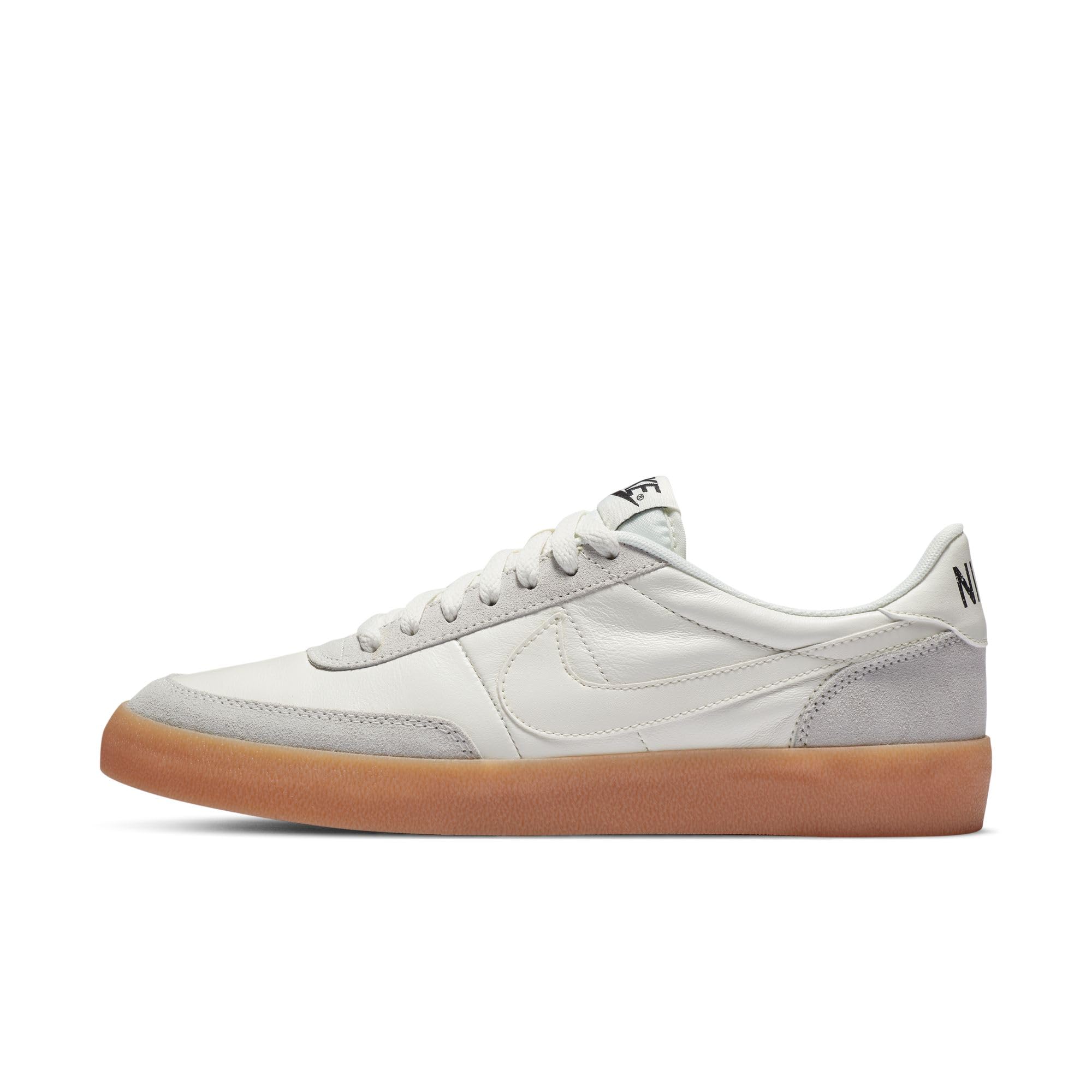 Nike Mens Killshot 2 Leather Sail/Sail-Gum Yellow-Black Tennis Shoes UK 9