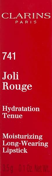 Clarins Joli Rouge Lipstick - Barra de labios, color 741-red orange , 3,5 gr - 2