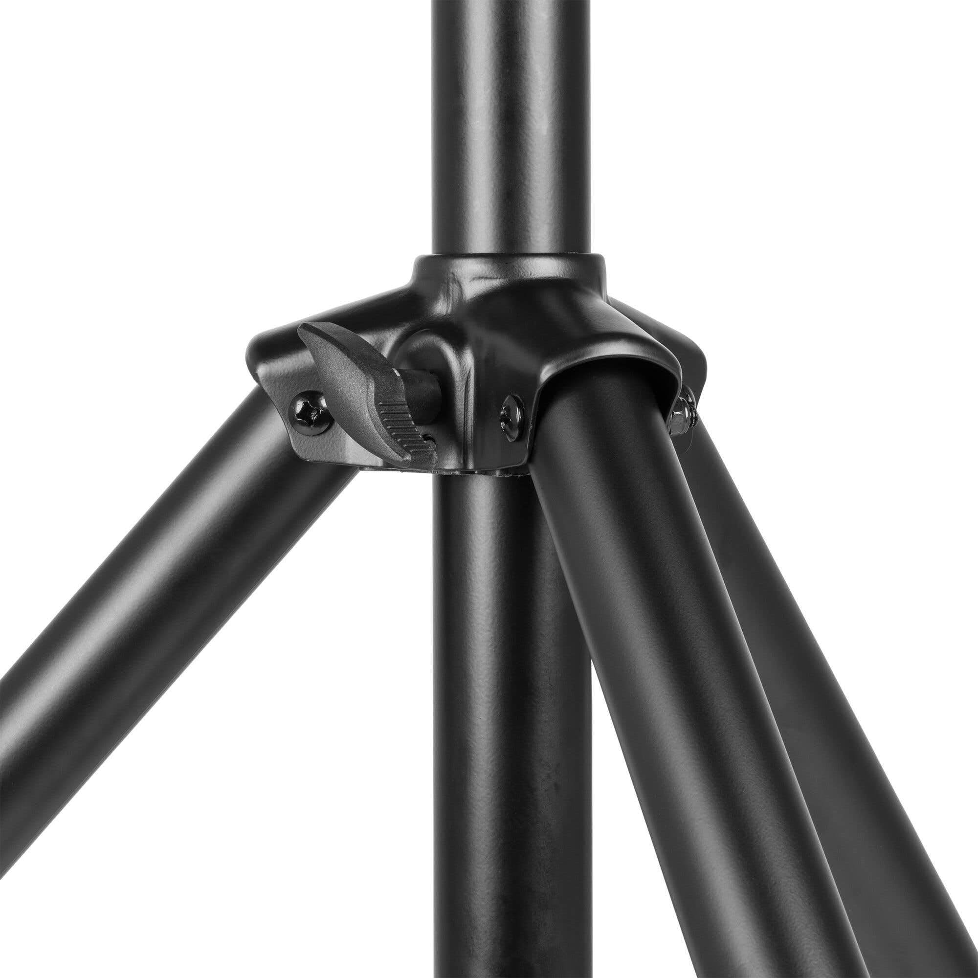 Vonyx LS08A - PA Lautsprecher Stativ (106-230cm) bis 50kg Tragkraft, Professioneller Boxenständer höhenverstellbar mit Auto-Lock & Luftdämpfung, 35mm Flansch, Dreibein Boxenstativ & Speaker Stand