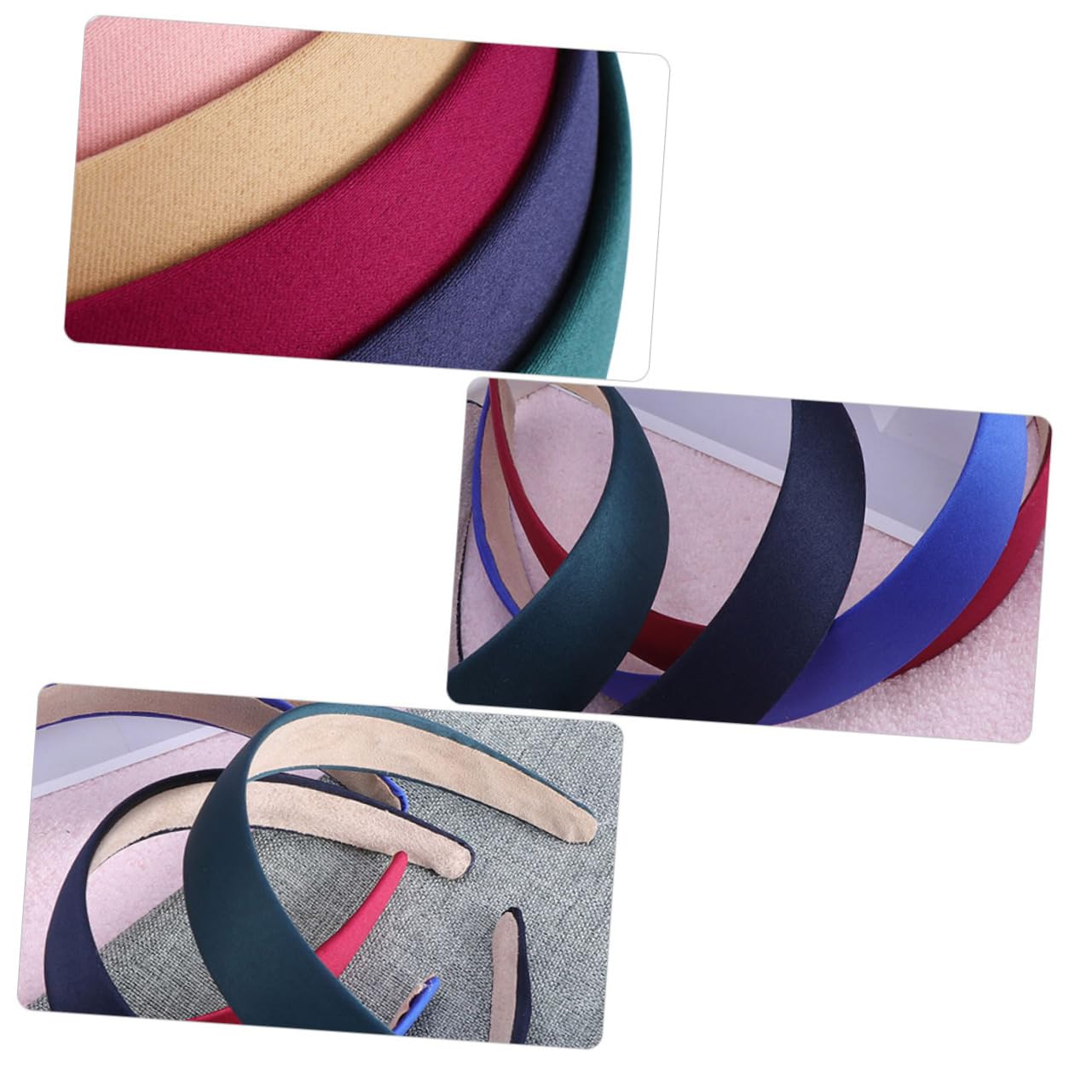 Didiseaon 15pezzi Cerchietto Ampio Colori Solidali Accessori Pratici Per Donna e Ragazza Per Occasioni e Attività Quotidiane