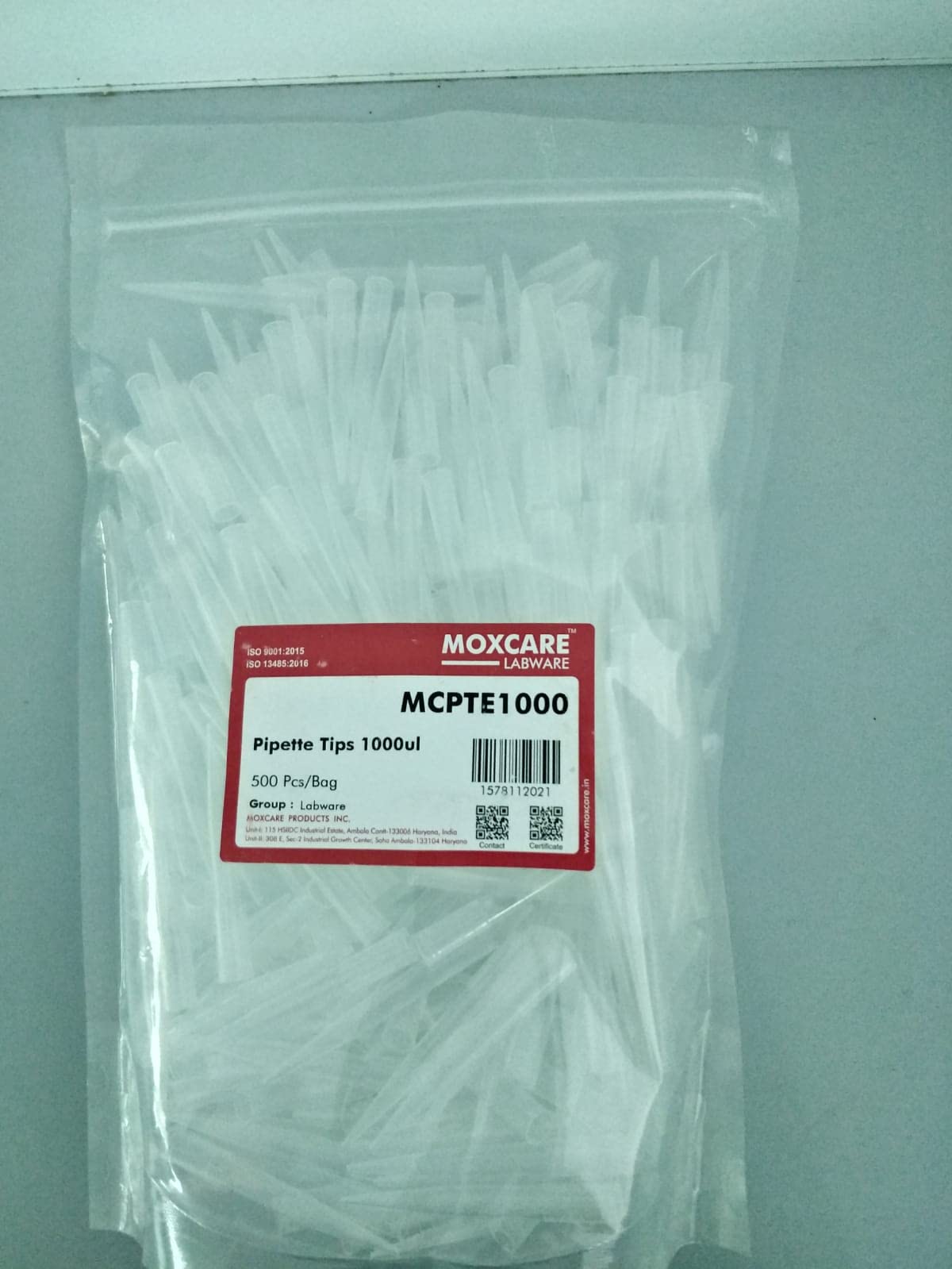 Thyrocare Micro Pipette Tip 100-1000uL (Pack of 500), Transparent