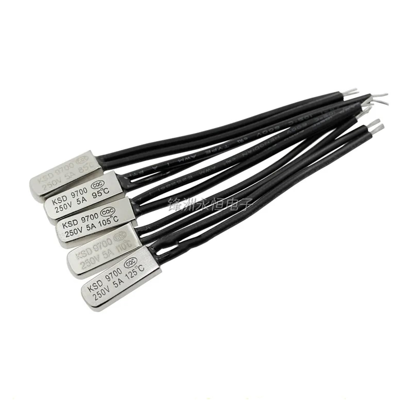 KSD9700 5A 250V 15C 20C 25C 30C 35C Degree Normal Close Thermostat Thermal Protector fuses Temperature Switch NC NO(25 degree,Normal Close(NC))