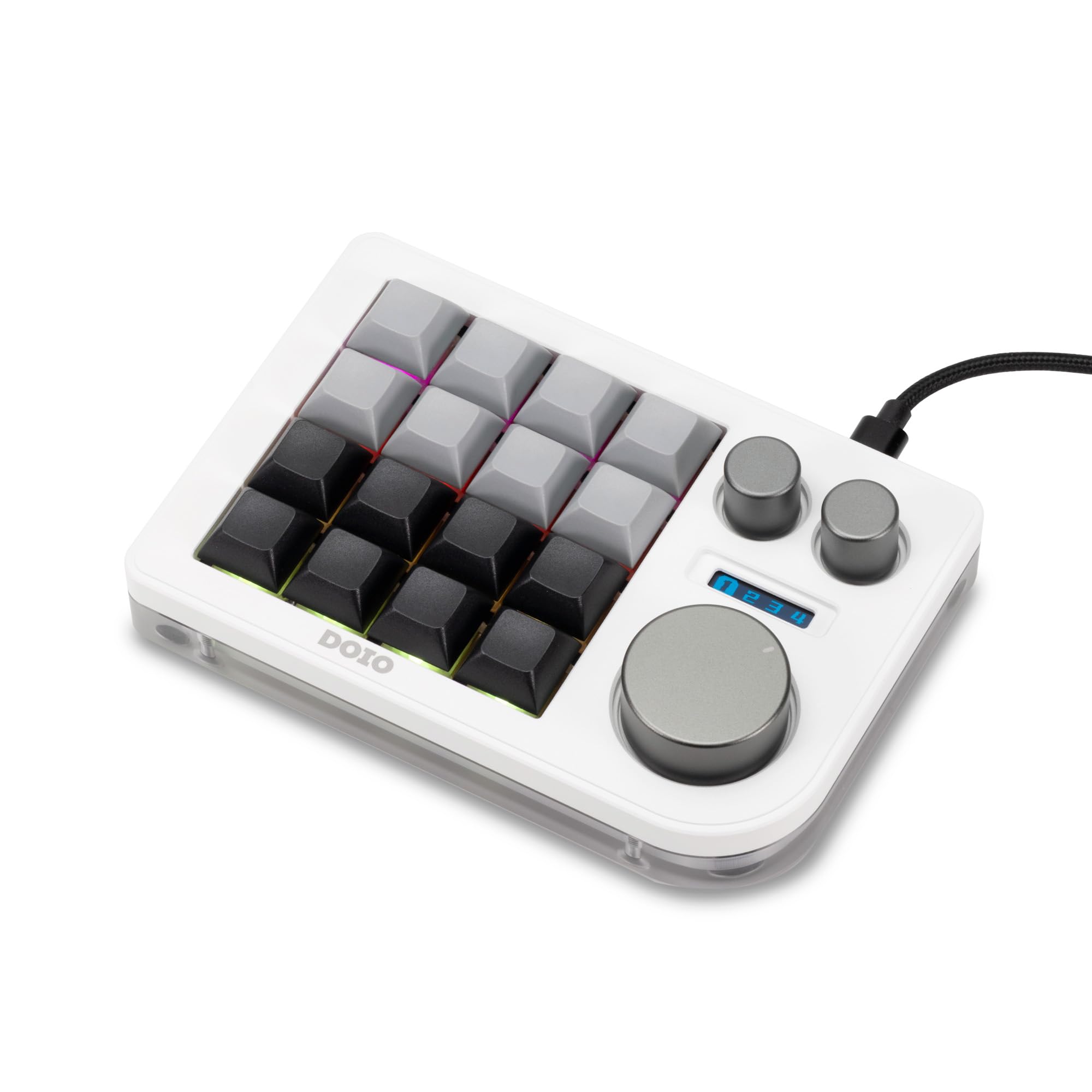 Amazon | KB16 マクロメカニカルキーボードアルミニウム製/片手