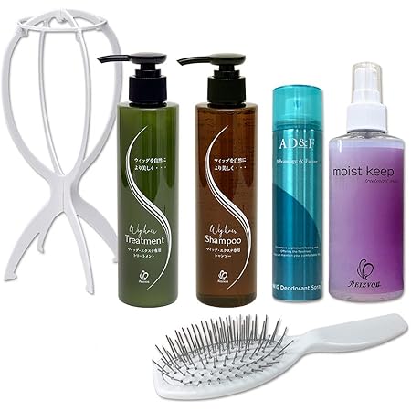 Amazon Co Jp 送料無料 25 Off ウィッグ長持ち6点ケアセットウィッグ かつら お手入れ 医療用ウィッグ ファッションウィッグ 部分かつら ウィッガー シャンプー トリートメント デオドラントスプレー トリートメントミスト 金ブラシ 服 ファッション小物
