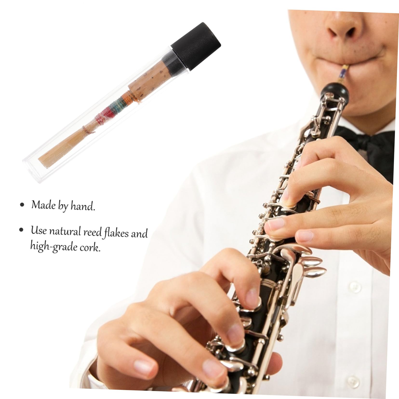 Abaodam Compact Oboe Replacement for Professional Oboe Practical and for Beginners and Professionals Random