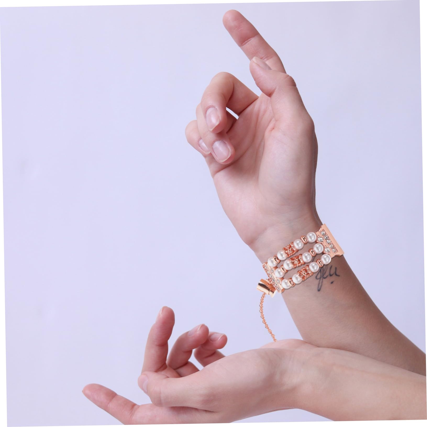4 szt. 45 Pasek Bransoletka Zegarki Łańcuszek do zegarka Pasek do zegarka Bransoleta do zegarka Pasek 4 Klasyczny 46mm Inteligentne zegarki Aktywny 2 Pasek do zegarka Bransoleta Delikatny Metal Ozdobn